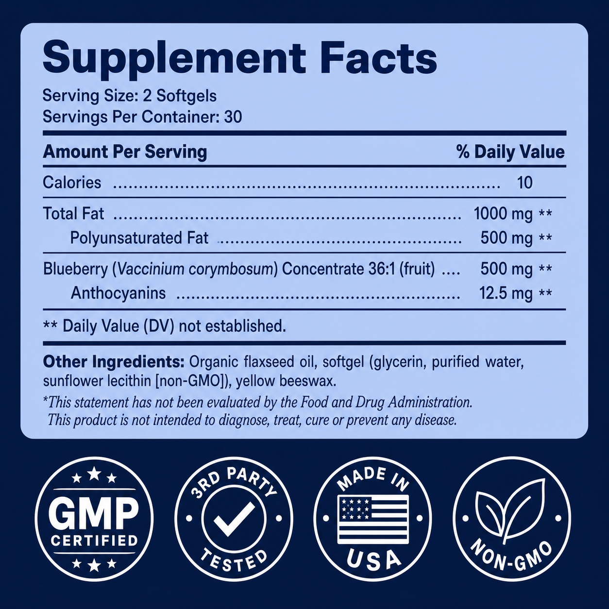 Super Strength Blueberry Concentrate