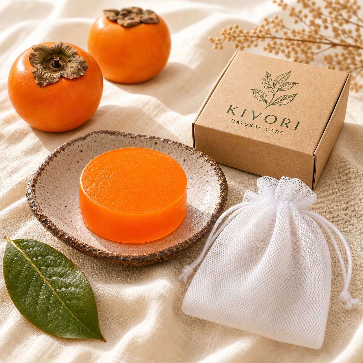 KIVORI™ DEODORIZING PERSIMMON SOAP